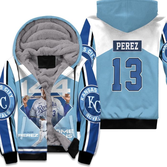 13 Perez Kansas City Royals City Unisex Fleece Hoodie