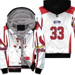 33 Kwang-Hyun Kim St Louis Cardinals Unisex Fleece Hoodie