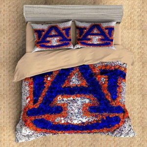 3D Auburn Tigers Duvet Cover Bedding Set