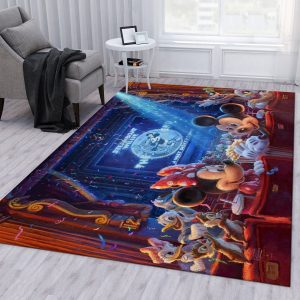 90 Years Of Mickey Disney Area Rug Bedroom Rug Home Decor