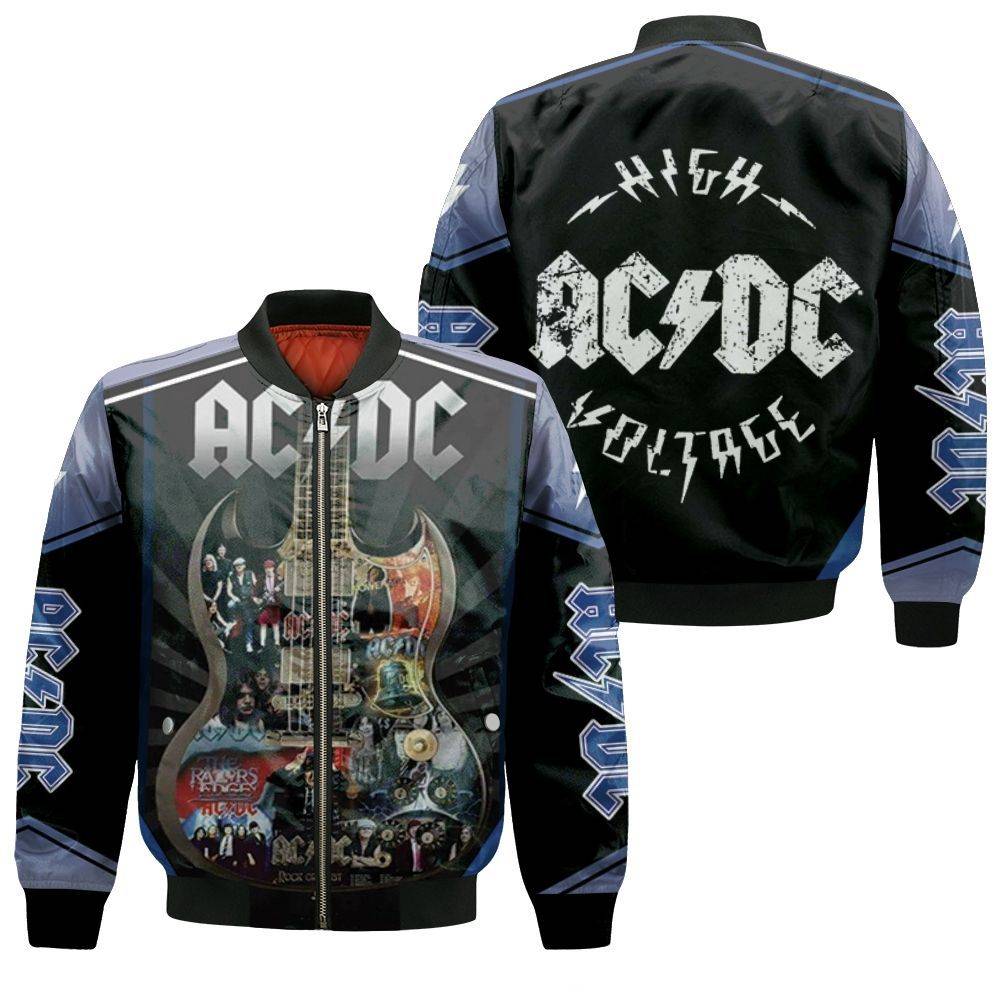 Acdc All Album Cover Guitar Bomber Jacket BBJ0708 – We sell presents ...