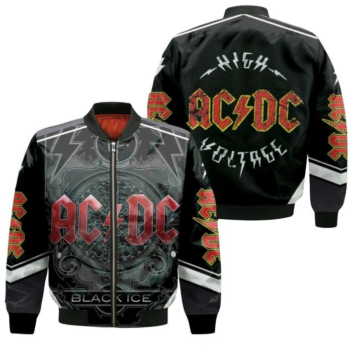 Acdc Black Ice Tour Bomber Jacket