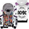 Acdc Members On Stage Painting Unisex Fleece Hoodie