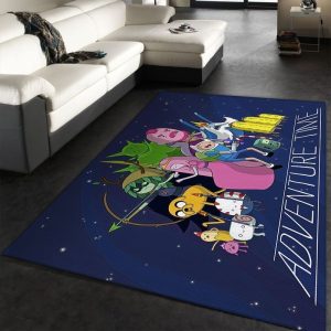 Adventure Time Cartoon Series Tv Movies Shows Area Rug Living Room And Bed Room Rug R0944