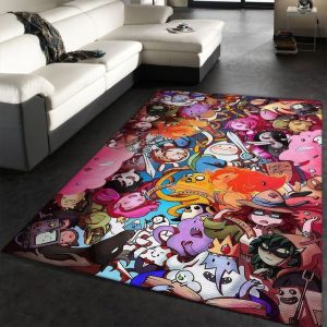 Adventure Time With Finn And Jake Area Rug Living Room And Bed Room Rug R0900