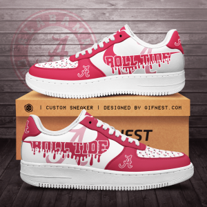 Alabama Crimson Tide Air Force Sneaker Custom For Fan