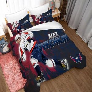 Alex Ovechkin Washington Capitals Hockey #5 Duvet Cover Pillowcase Bedding Set Home Bedroom Decor BS2142
