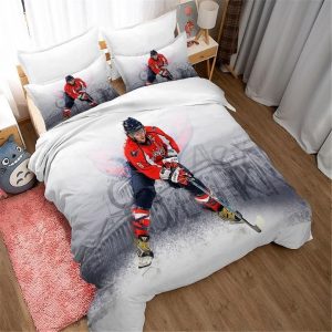 Alex Ovechkin Washington Capitals Hockey #7 Duvet Cover Pillowcase Bedding Set Home Bedroom Decor BS3825