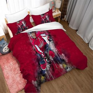 Alex Ovechkin Washington Capitals Hockey #9 Duvet Cover Pillowcase Bedding Set Home Bedroom Decor BS3272