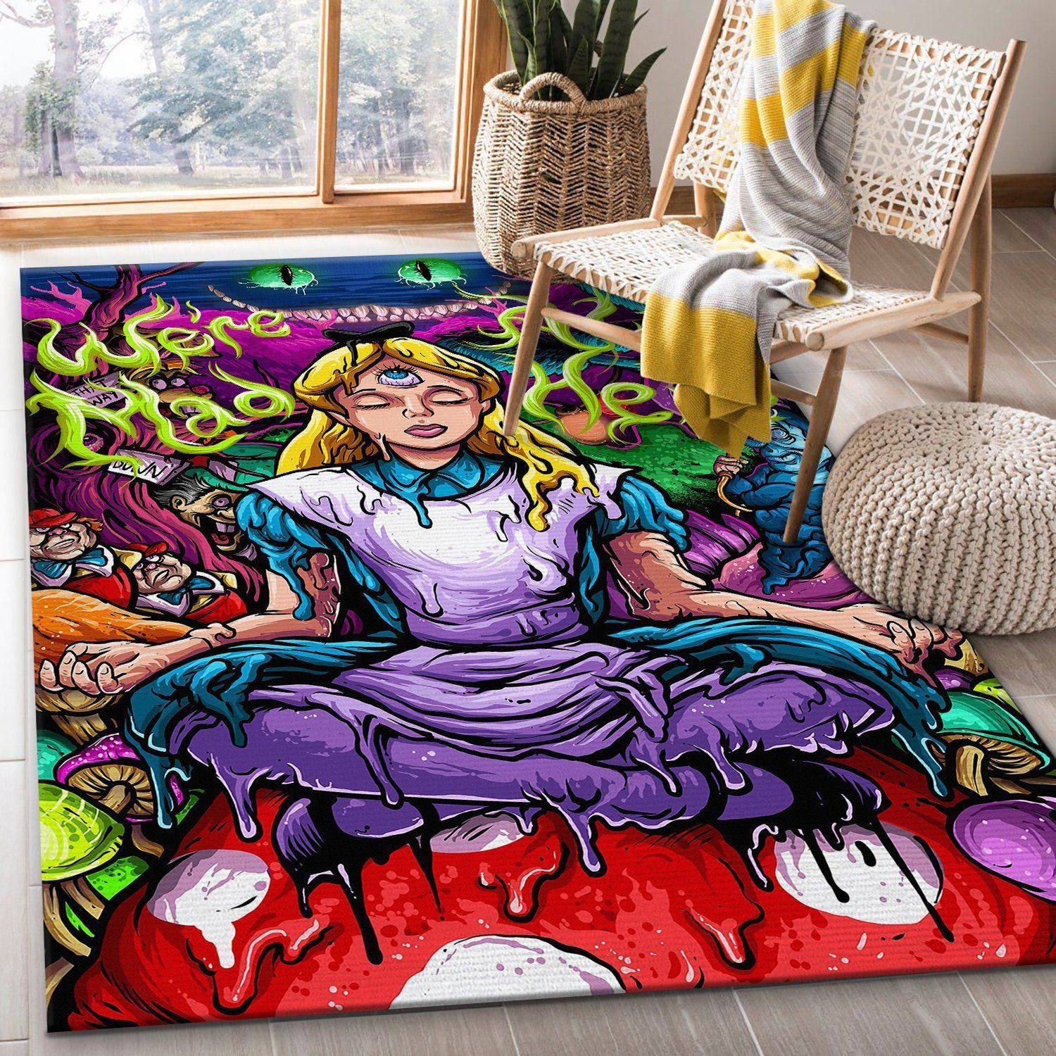 Alice-In-Wonderland-Rug Alice In Wonderland Rug