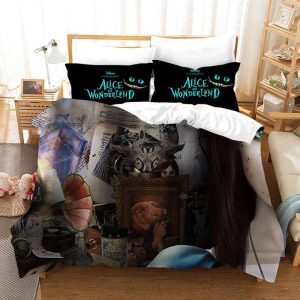 Alice in Wonderland #16 Duvet Cover Pillowcase Bedding Set Home Bedroom Decor BS1278