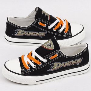 Anaheim Ducks NHL Hockey 1 Gift For Fans Low Top Custom Canvas Shoes