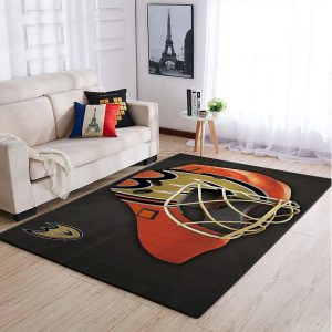 Anaheim Ducks Nhl Team Logo Style Nice Gift Home Decor Rectangle Area Rug