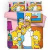 Anime The Simpsons Homer J. Simpson #16 Duvet Cover Pillowcase Bedding Set Home Decor