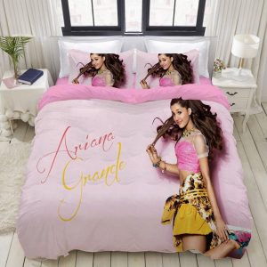 Ariana Grande #1 Duvet Cover Pillowcase Bedding Set Home Bedroom Decor BS2721