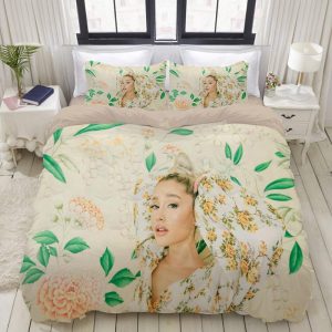 Ariana Grande #4 Duvet Cover Pillowcase Bedding Set Home Bedroom Decor BS2344