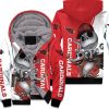 Arizona Cardinals Jack Skellington And Zero Unisex Fleece Hoodie