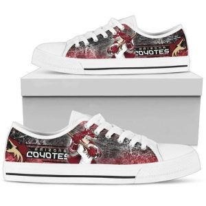 Arizona Coyotes Nhl Hockey 3 Low Top Sneakers Low Top Shoes