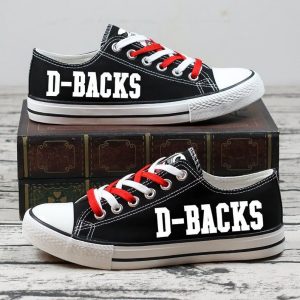 Arizona Diamondbacks MLB Baseball Gift For Fans Low Top Custom Canvas Shoes