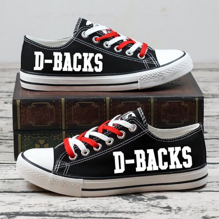 Arizona Diamondbacks MLB Baseball Gift For Fans Low Top Custom Canvas Shoes