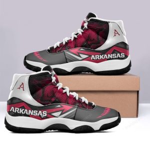 Arkansas Razorbacks Air Jordan 11 Sneakers - High Top Basketball Shoes For Fan
