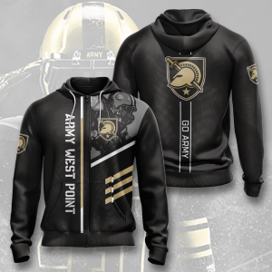 Army Black Knights Zip-Up Hoodie