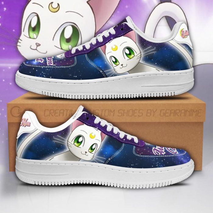 Artermis Cat Air Force Sneakers Sailor Moon Anime Shoes Fan Gift Pt04