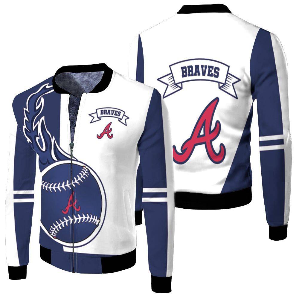 Atlanta-Braves-3D-Fleece-Bomber-Jacket Atlanta Braves 3D Fleece Bomber Jacket