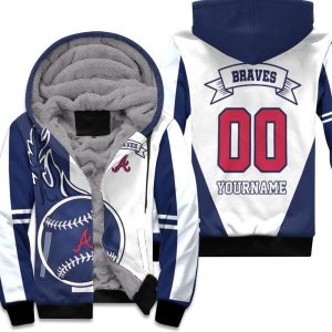 Atlanta Braves 3D Personalized Unisex Fleece Hoodie