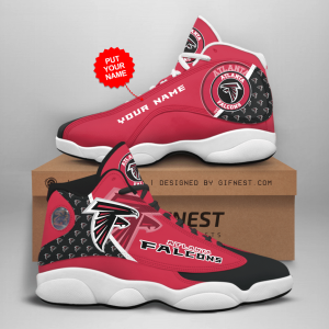 Atlanta Falcons Men'S Jordan 13 Custom Name Personalized Shoes