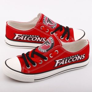 Atlanta Falcons NFL Football 3 Gift For Fans Low Top Custom Canvas Shoes