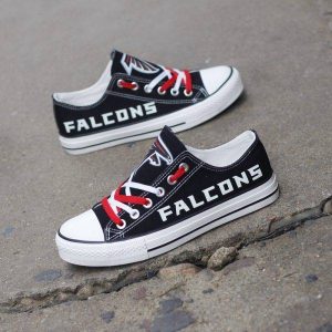 Atlanta Falcons NFL Football 5 Gift For Fans Low Top Custom Canvas Shoes