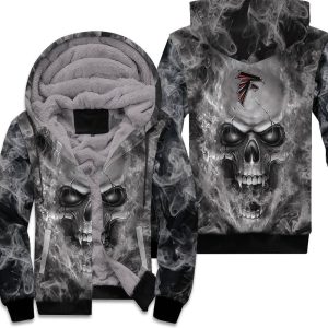 Atlanta Falcons Nfl Fans Skull Unisex Fleece Hoodie