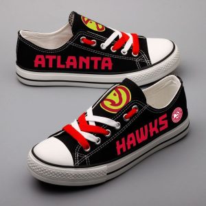 Atlanta Hawks NBA Basketball 1 Gift For Fans Low Top Custom Canvas Shoes