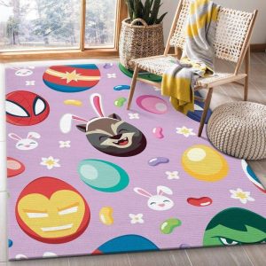 Avengers Marvel Super Heroes Eggcelsior 2 Area Rug Living Room And Bed Room Rug R0875