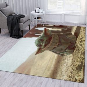 Baby Yoda Area Rug Living Room Rug