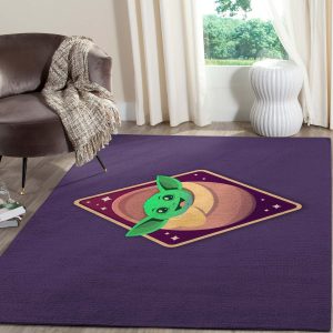 Baby Yoda Cute - The Mandalorian Star Wars Movies Area Rugs Living Room Carpet Local Brands Floor Decor