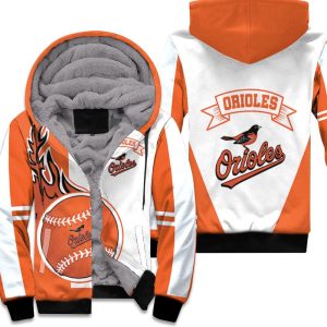 Baltimore Orioles 3D Unisex Fleece Hoodie