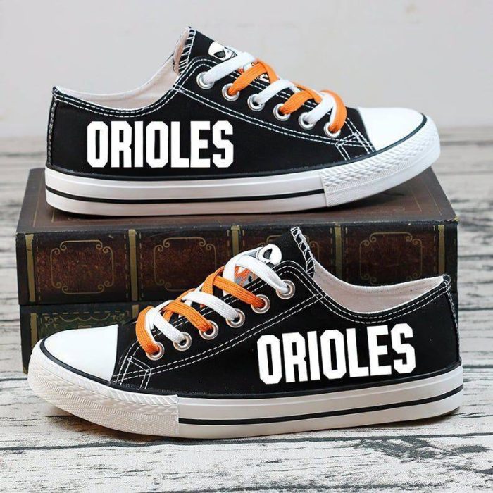 Baltimore Orioles MLB Baseball 3 Gift For Fans Low Top Custom Canvas Shoes