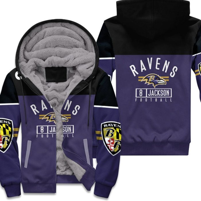 Baltimore Ravens 3D Hoodie Unisex Fleece Hoodie