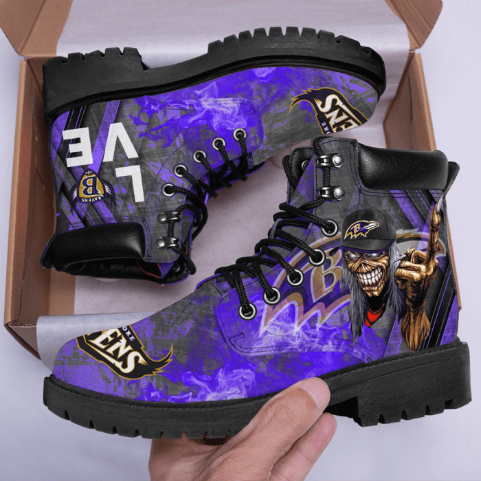 Baltimore Ravens All Season Boots - Classic Boots