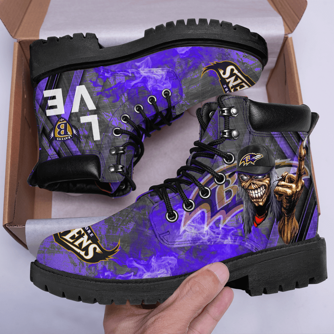 Baltimore Ravens All Season Boots – Classic Boots CB0465 – We sell ...