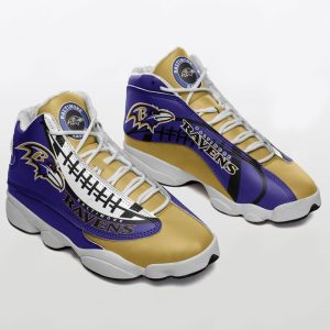 Baltimore Ravens Jordan 13 Shoes - JD13 Sneaker