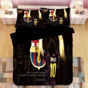 Barcelona Cristiano Ronaldo Messi Football Club #6 Duvet Cover Pillowcase Bedding Set Home Decor BS0922