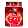 Basketball Houston Rockets James Harden 13 Basketball #12 Duvet Cover Pillowcase Bedding Set Home Bedroom Decor