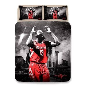 Basketball Houston Rockets James Harden 13 Basketball #2 Duvet Cover Pillowcase Bedding Set Home Bedroom Decor BS1408