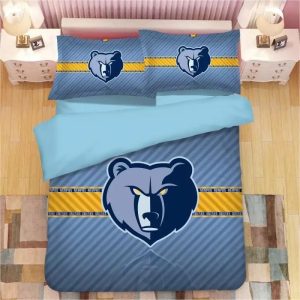 Basketball Memphis Grizzlies Basketball #9 Duvet Cover Pillowcase Bedding Set Home Decor