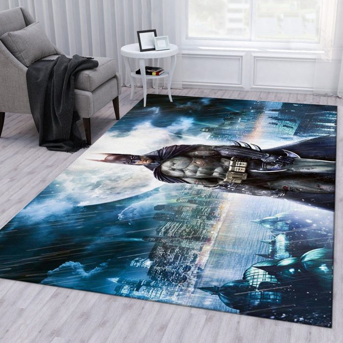 Batman Moon Movie Area Rug Bedroom Rug Home Decor Floor Decor