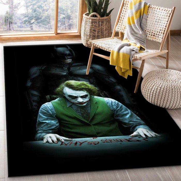 Batman Vs Joker The Dark Knight Carpet Rug Living Room Rugs Floor D Cor