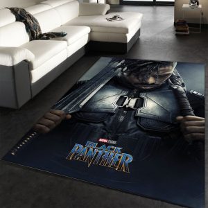 Black Panther Movie N Jadaka Area Rug Carpet Gift For Fans R0098
